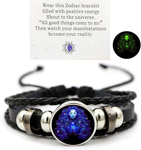 Zodiac Leather Braided Bracelet | 🔥FLAT 50% OFF SALE🔥
