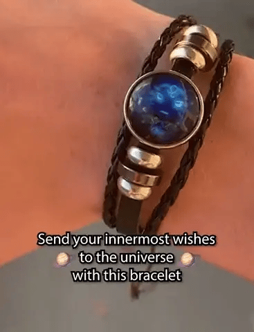 Zodiac Leather Braided Bracelet | 🔥FLAT 50% OFF SALE🔥